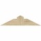 Ekena Millwork Portland Rough Sawn Timber Gable Bracket, Douglas Fir, 36"W x 9"H x 6"D x 6"F, 6/12 Pitch GBW036X09X0606POR00RDF - alternate 1